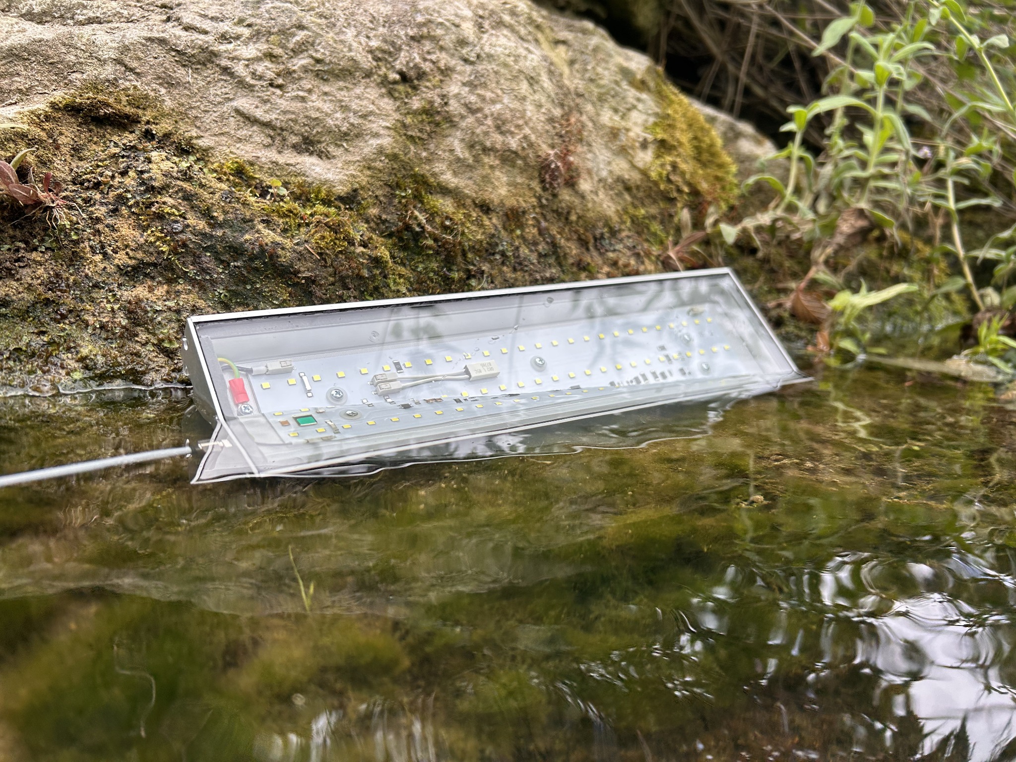 Leuchtende VD17 in einer Aufnahme am Wasser